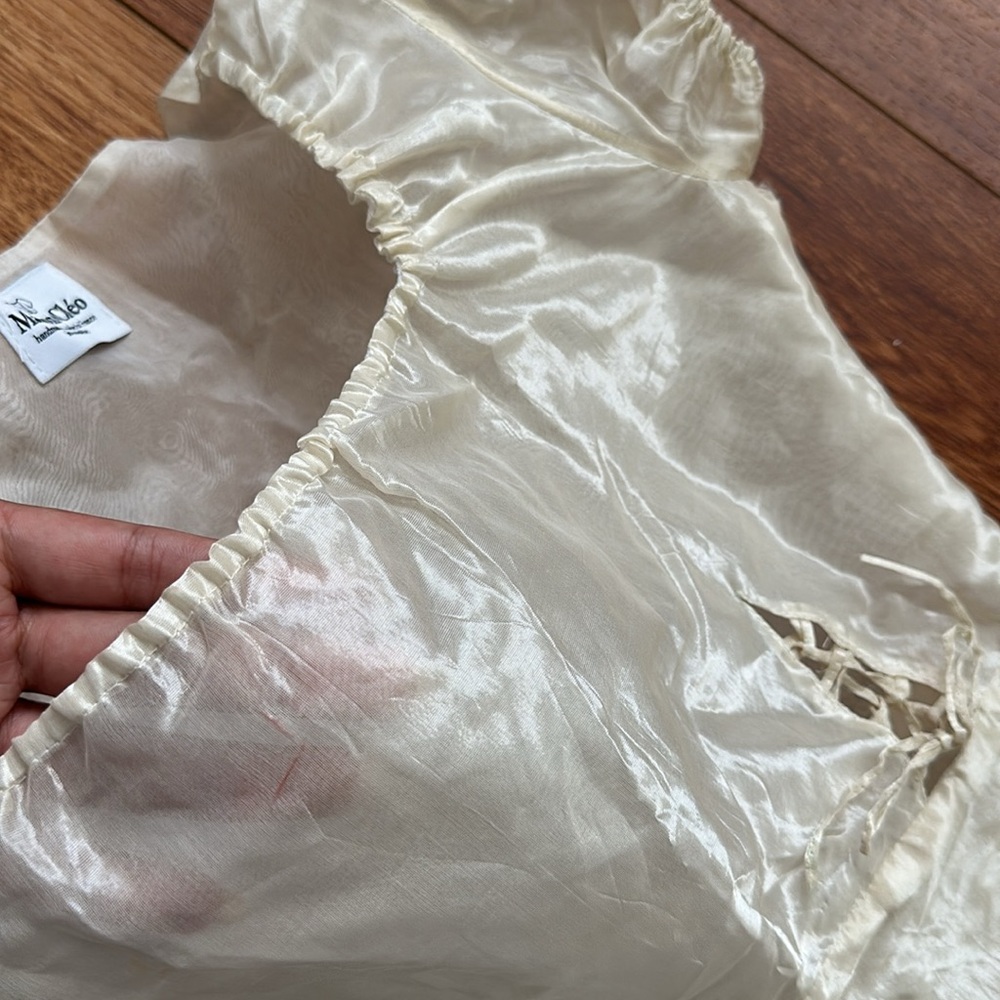 Silk Organza Babydoll Dress - image 8